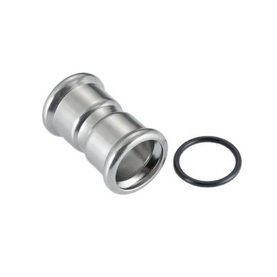Good price 工業用不?? 鋼プレスパイプフィッティング SS304 SS316L直線接続器 オンライン